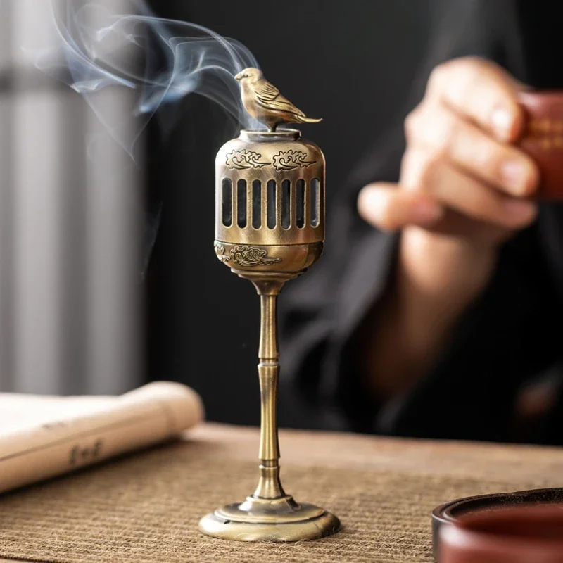 Home Fragrance Lamp - Matel Sroka pusta lampa drzewo sandałowe