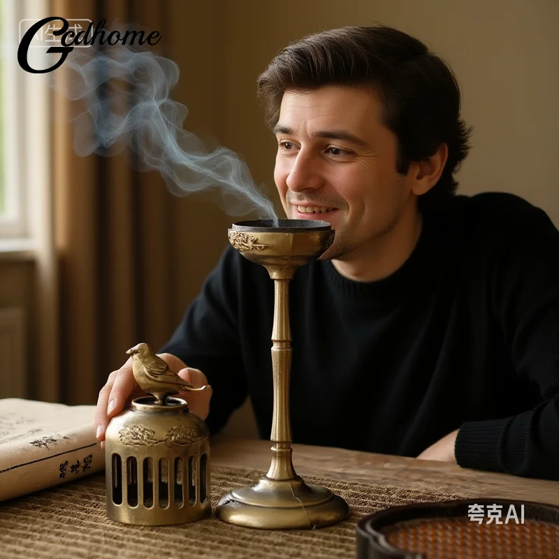 Home Fragrance Lamp - Oprawka do kadzidła z drzewa sandałowego