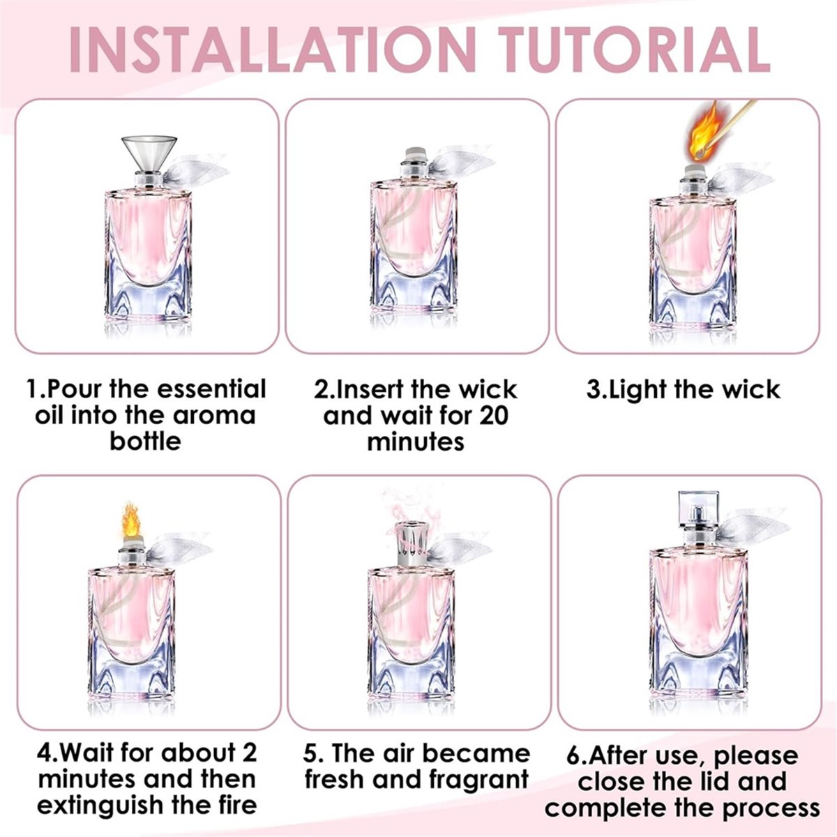 Home Fragrance Lamp - 828 Mega Wyprzedaż 3 szt. 18mm