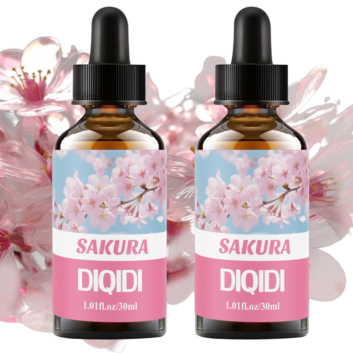 Home Fragrance Co - Zestaw olejków eterycznych Sakura, 2 sztuki,