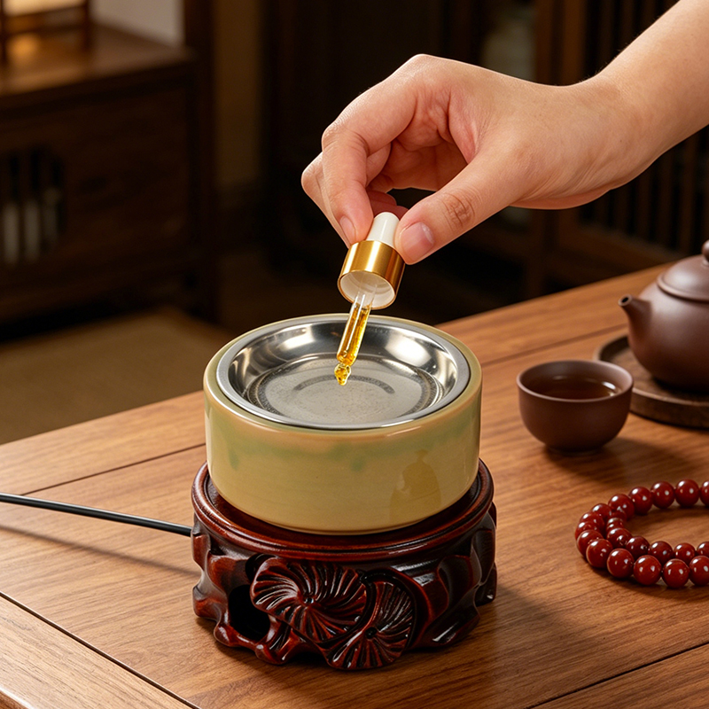 Home Fragrance Lamp - Ceramiczny elektroniczny podgrzewacz do kadzideł z