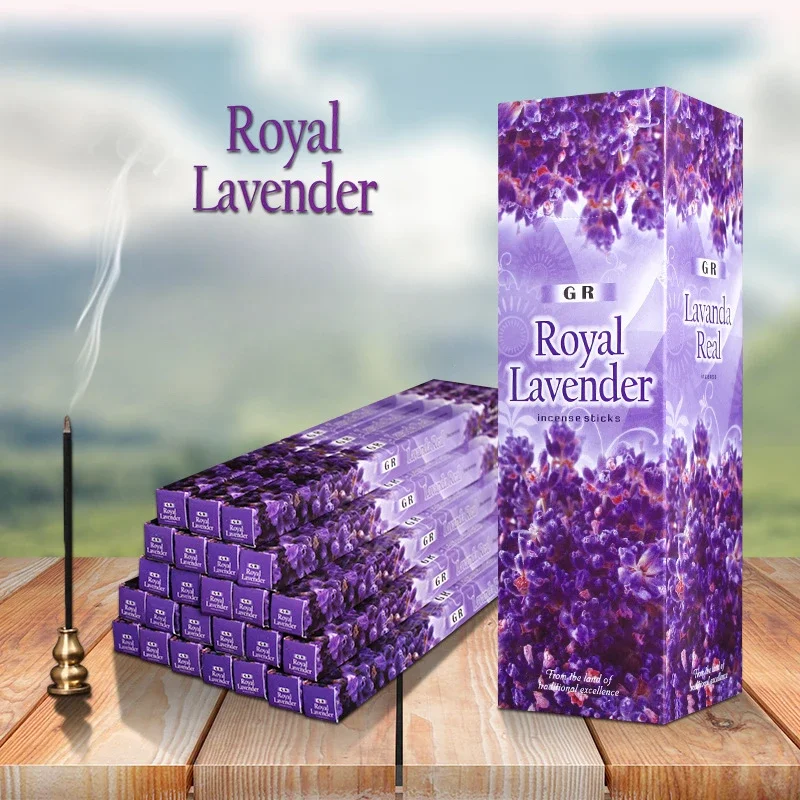 Home Fragrance Jasmine - GR 8-40 Sticks India Lawenda Kadzidło
