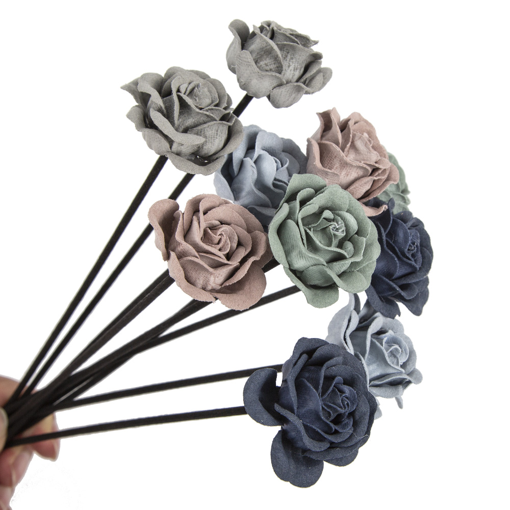 Home Fragrance Leather Diffuser - NOWY 10 SZTUK Skórzany Aksamit Niebieski