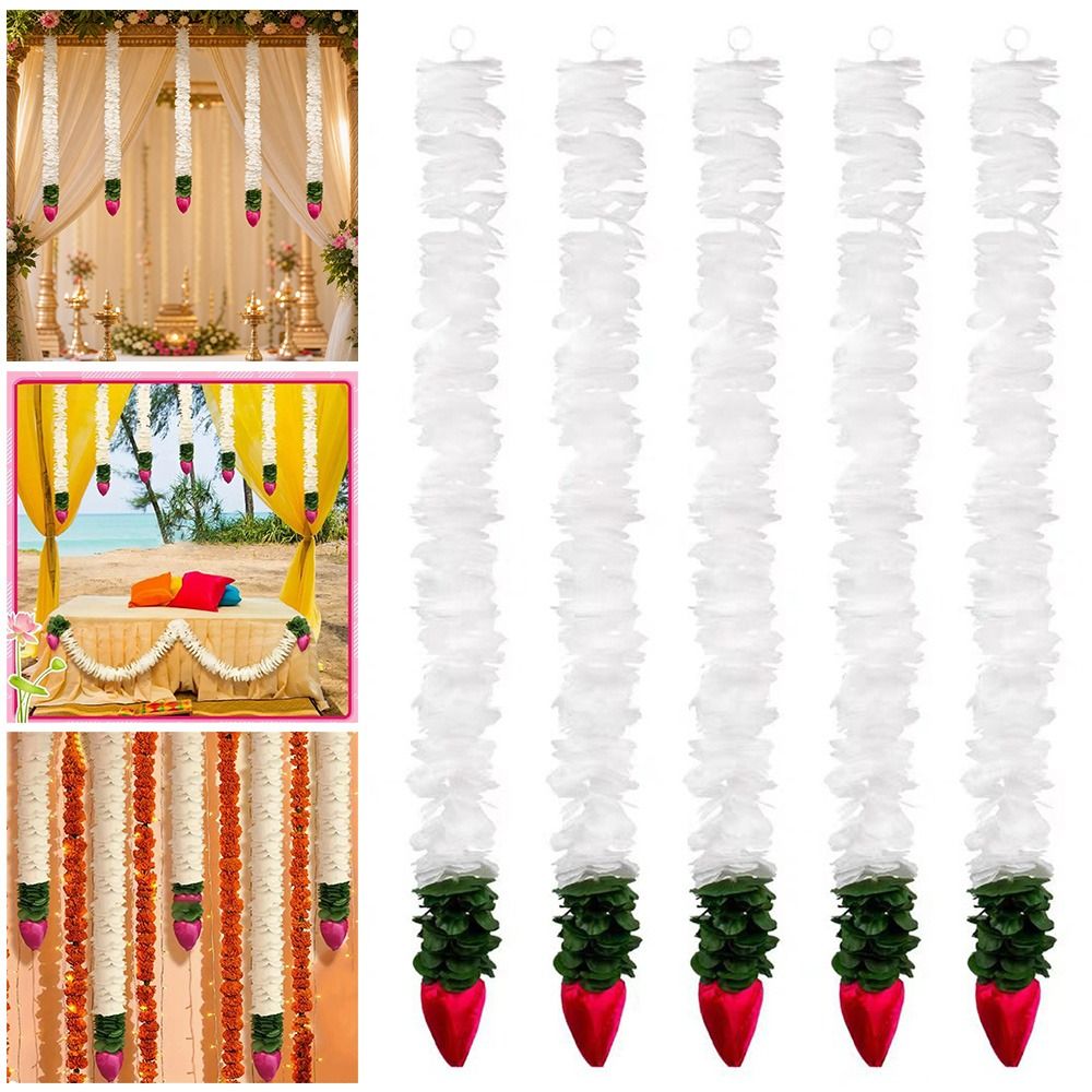 Home Fragrance Jasmine - 1/3 szt. Plastikowa sztuczna girlanda jaśminowa,