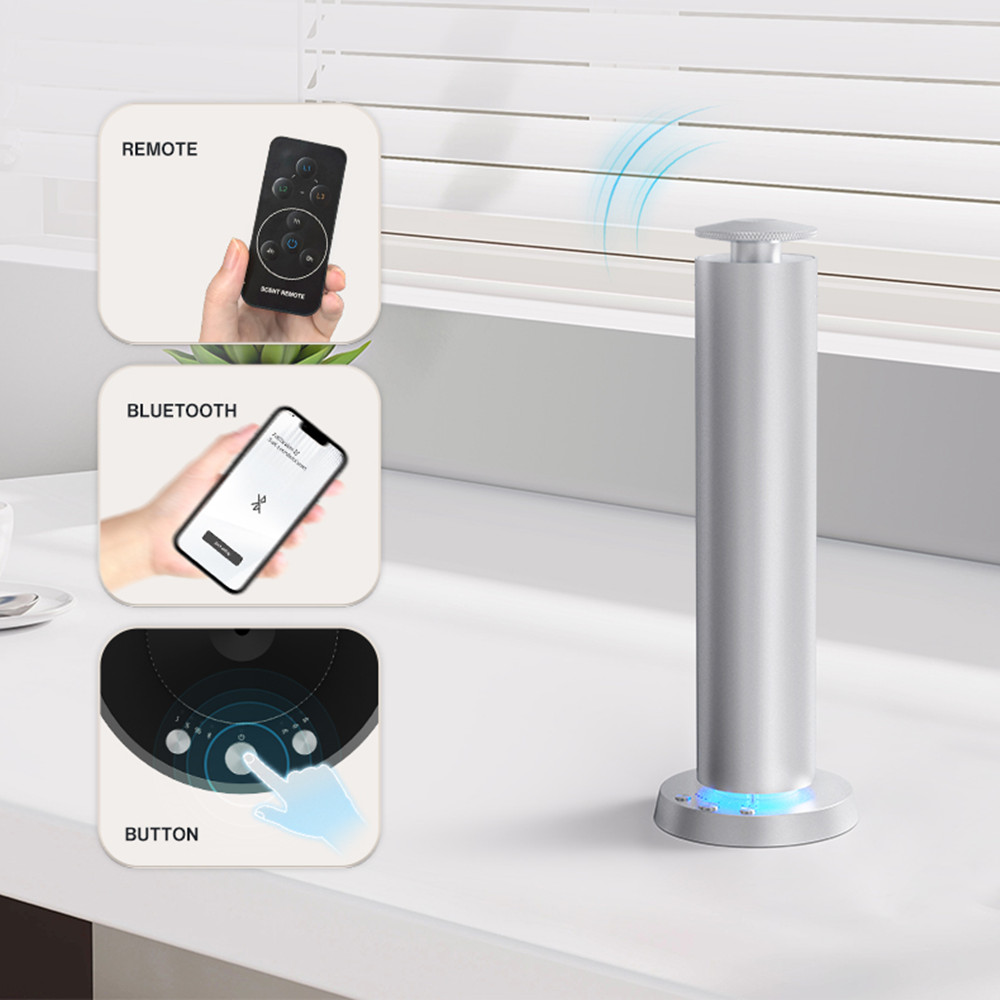 Home Fragrance Perfume - Domowy dyfuzor zapachowy Bluetooth, metalowy, na