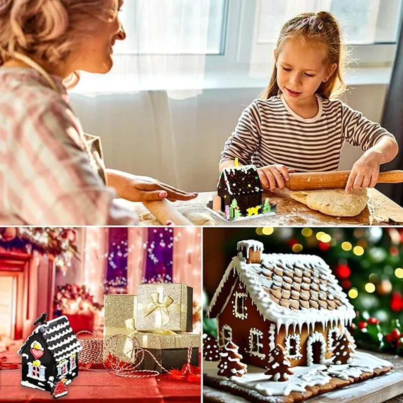 1PC dom bożonarodzeniowy klock – Home Fragrance Gingerbread recenzja i cena