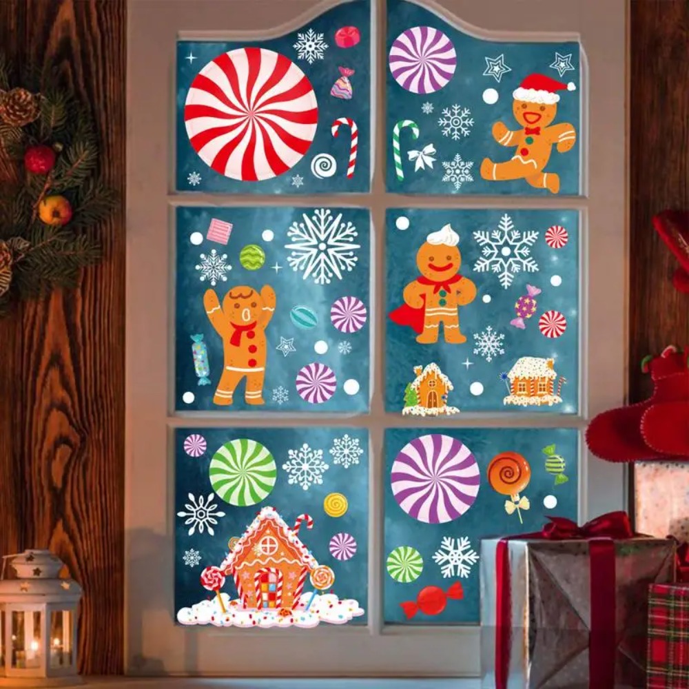 Naklejki na okno z piernikowym – Home Fragrance Gingerbread recenzja i cena