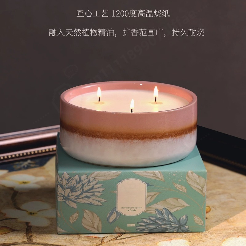 Duża ceramiczna słoikowa świec – Home Fragrance Large recenzja i cena